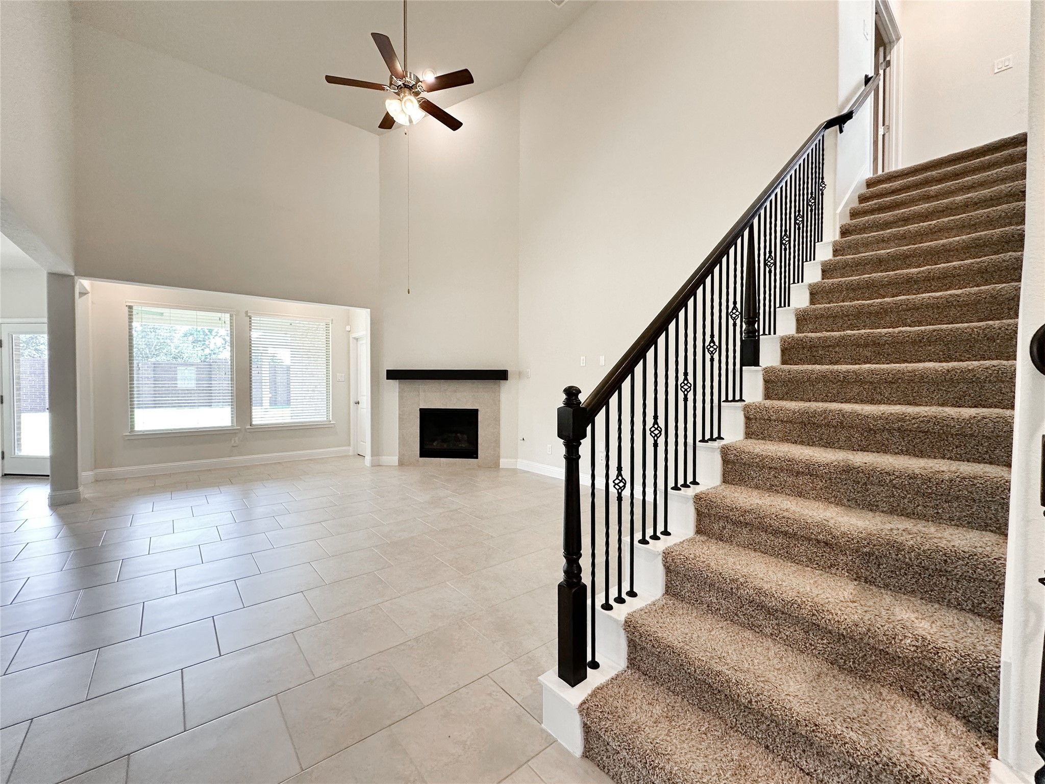 6715 Chicoma Street Spring, TX 77379 - Photo 7 of 20 a view of entryway and hall with wooden floor