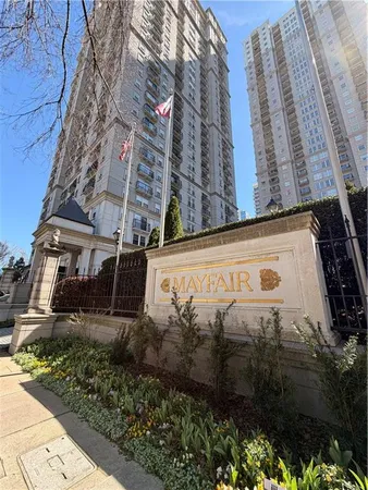 a sign on the side of a building