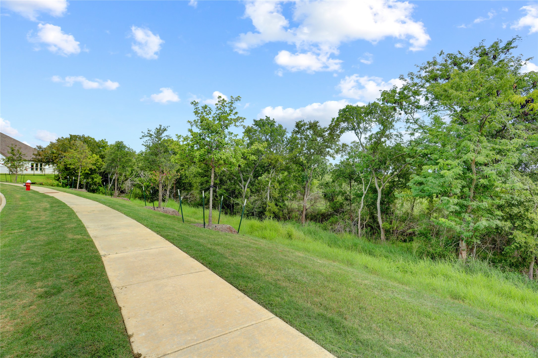 619 Rita Blanca Drive Webster, TX 77598 - Photo 36 of 44 Across the street from the home is a walking path bordered by lush greenery and trees that lines clear creek, ideal for leisurely strolls.
