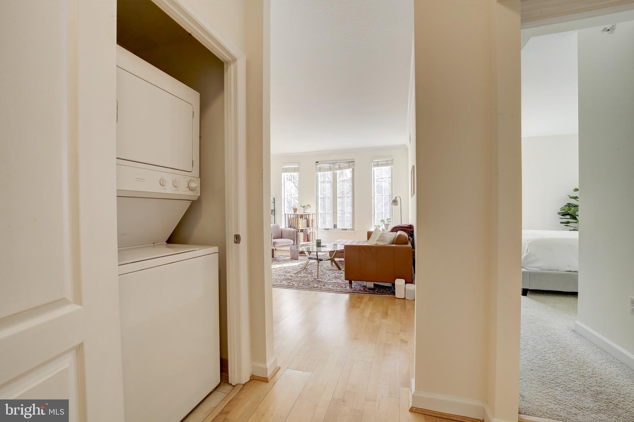 1441 Rhode Island Avenue Northwest, Unit 419 Washington, DC 20005 - Photo 2 of 25 a view of living room with furniture and wooden floor