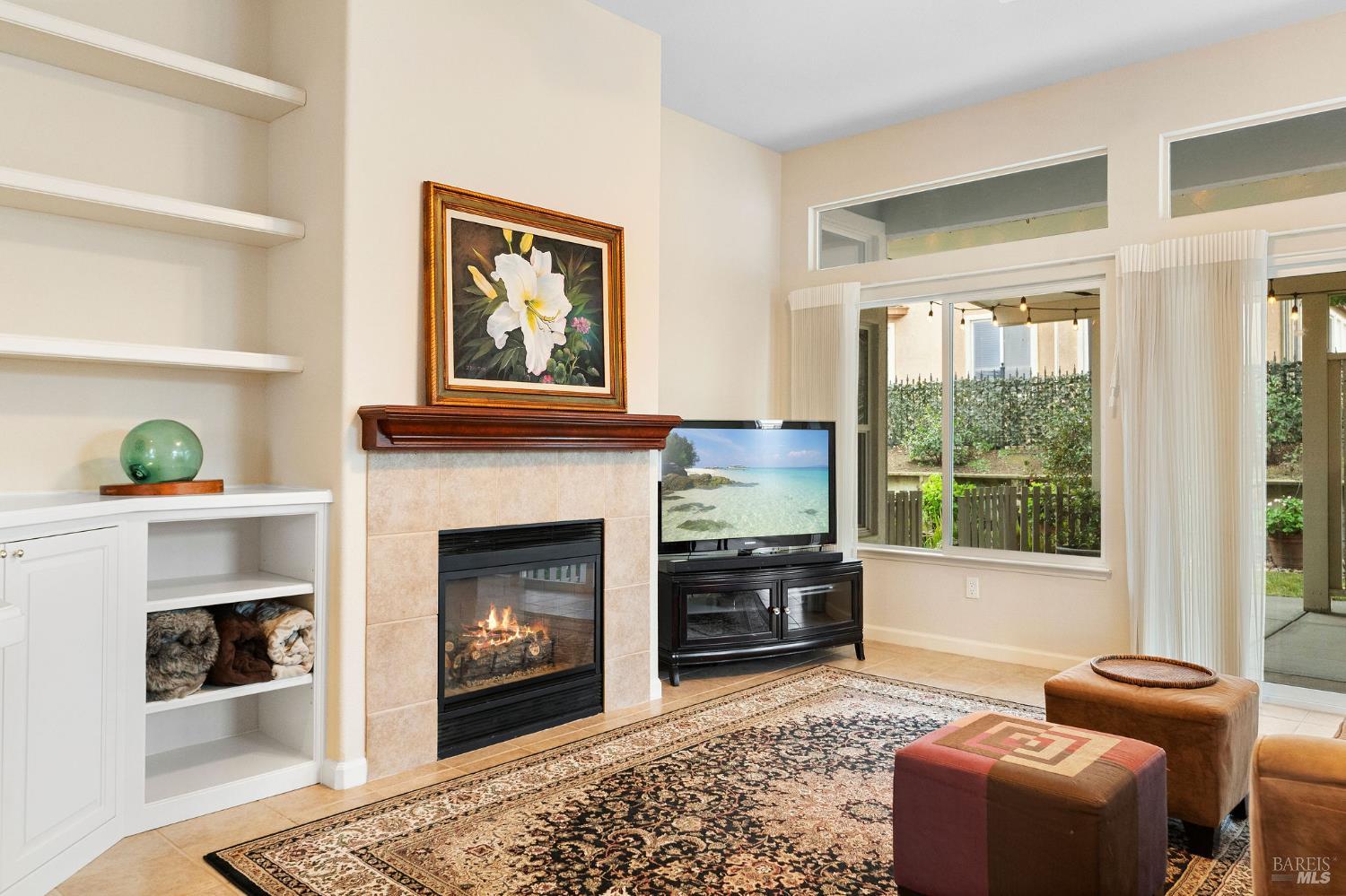 802 Summerset Drive Rio Vista, CA 94571 - Photo 17 of 74 family room with built in cabinets and gas burning fireplace