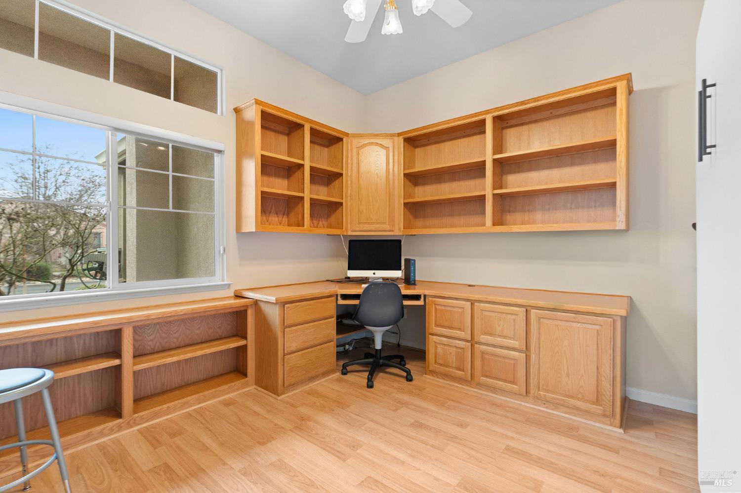 802 Summerset Drive Rio Vista, CA 94571 - Photo 19 of 74 den/office with built in desk and cabinets