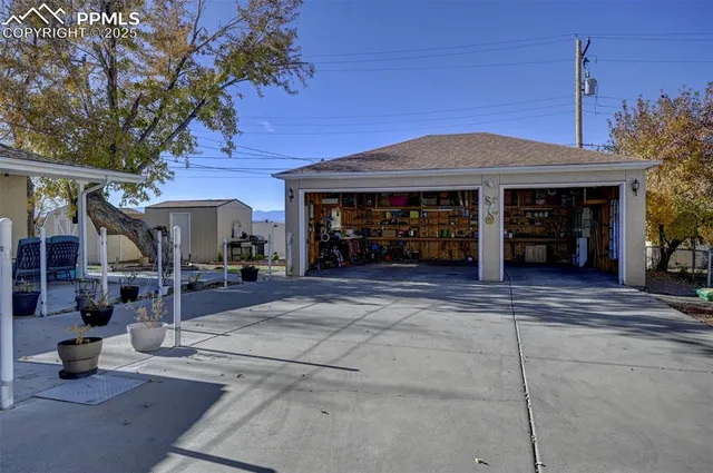 a view of a storage room with a lot of stuff