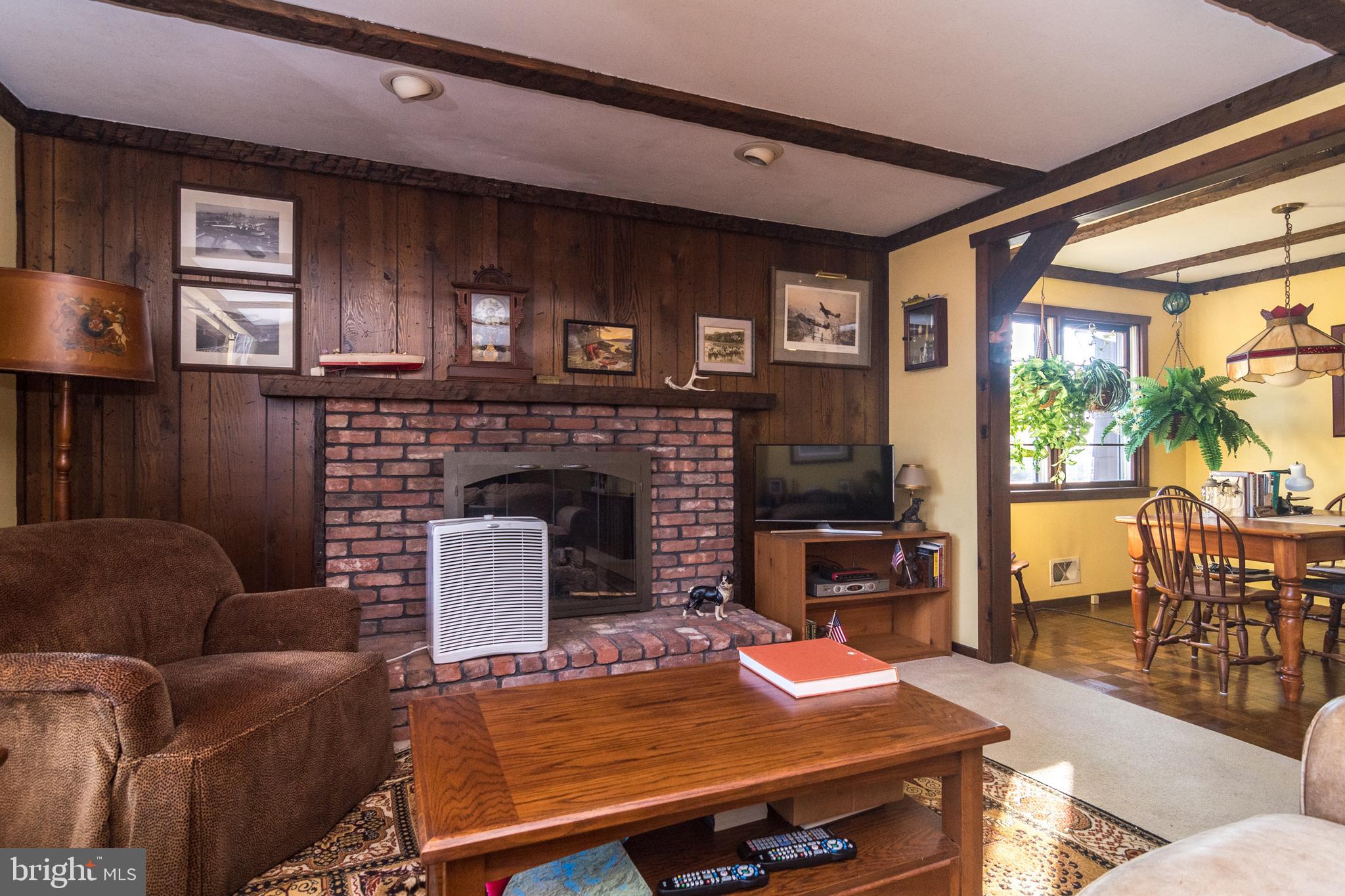 396 Mountain View Road Skillman, NJ 08558 - Photo 5 of 23 Living Room with Gas Fireplace