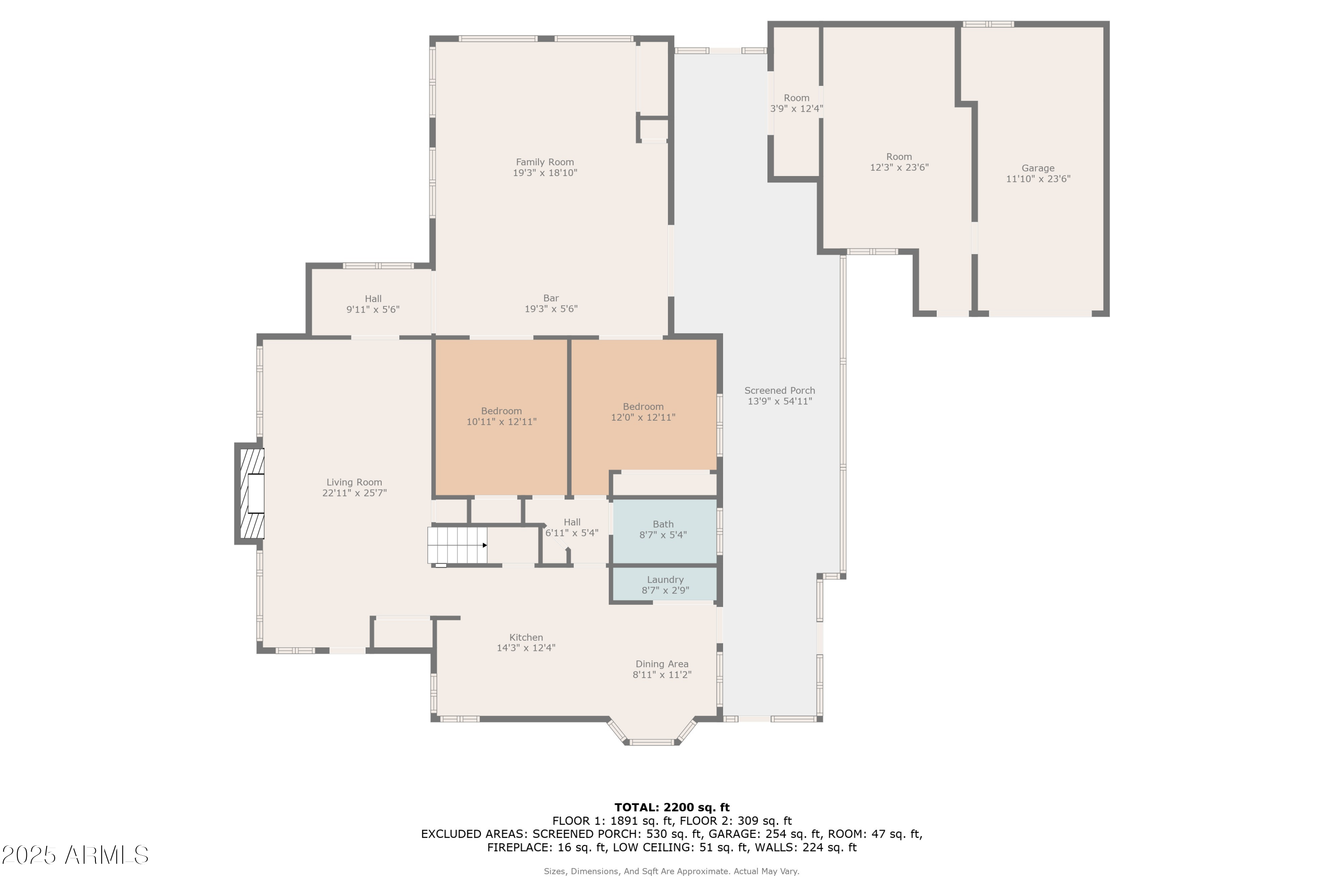 2240 Roundabout Way Overgaard, AZ 85933 - Photo 44 of 47 a picture of a floor plan