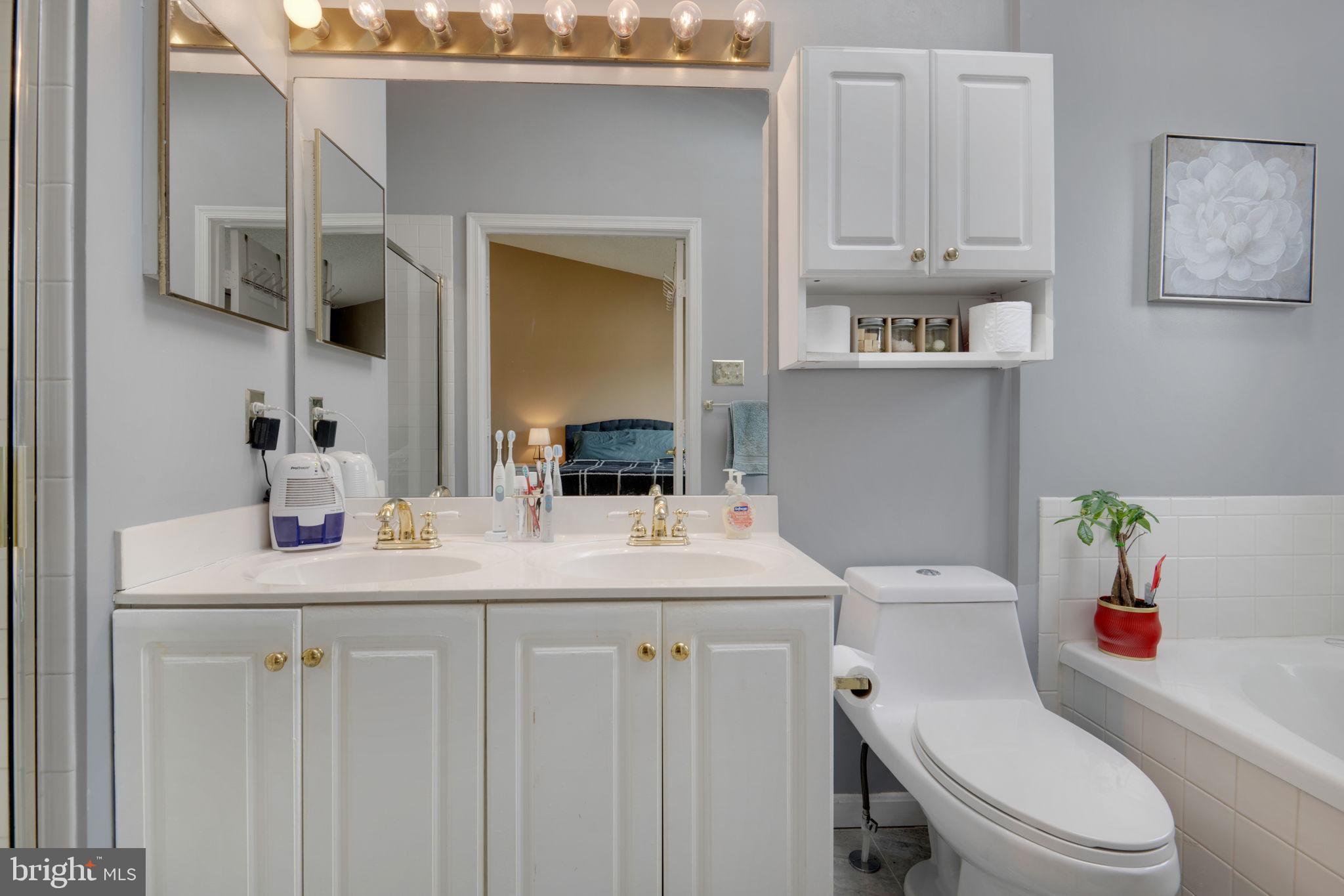 2348 Cold Meadow Way Silver Spring, MD 20906 - Photo 16 of 30 a bathroom with a sink a toilet and mirror