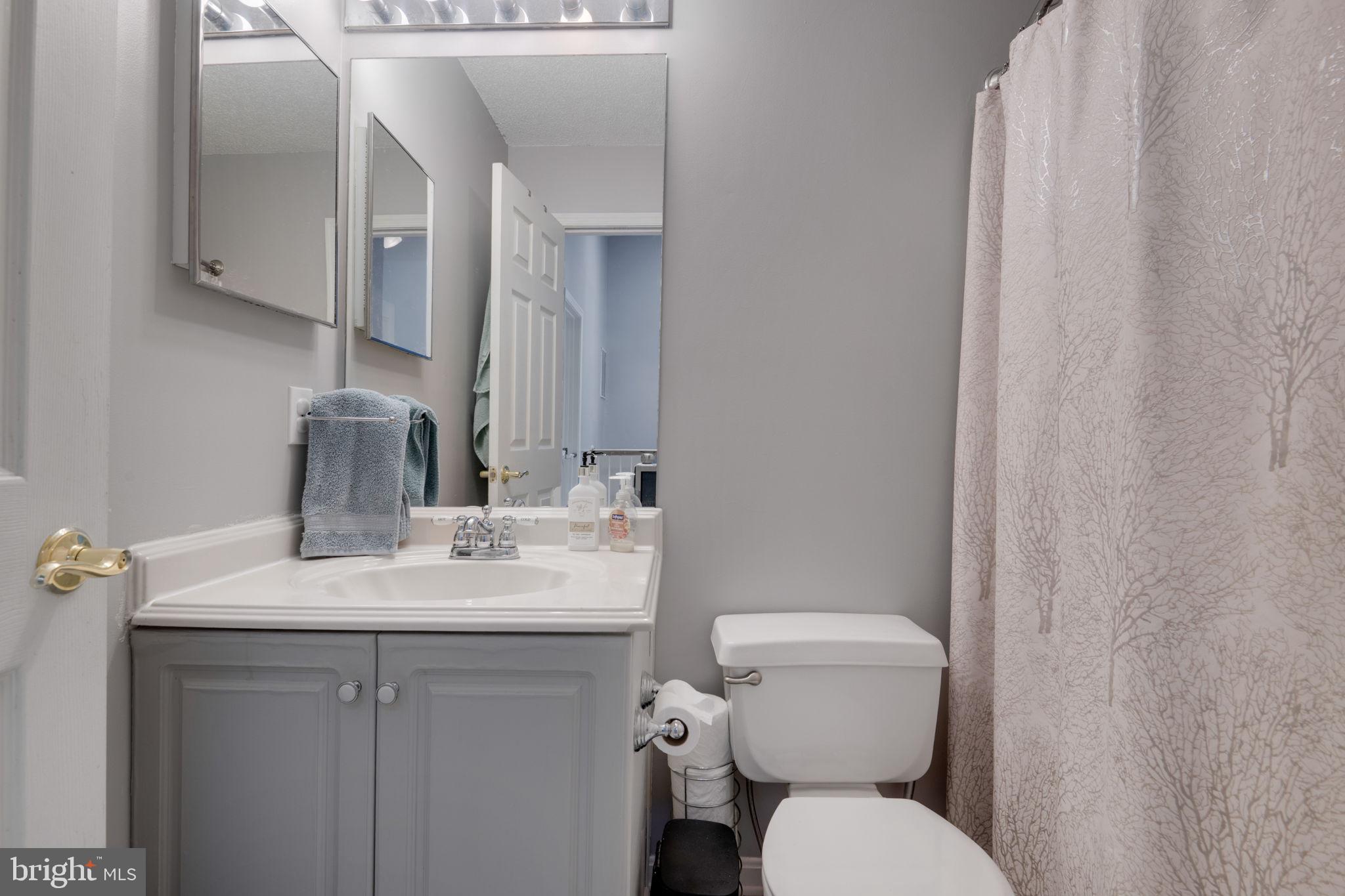 2348 Cold Meadow Way Silver Spring, MD 20906 - Photo 20 of 30 a bathroom with a toilet sink and mirror