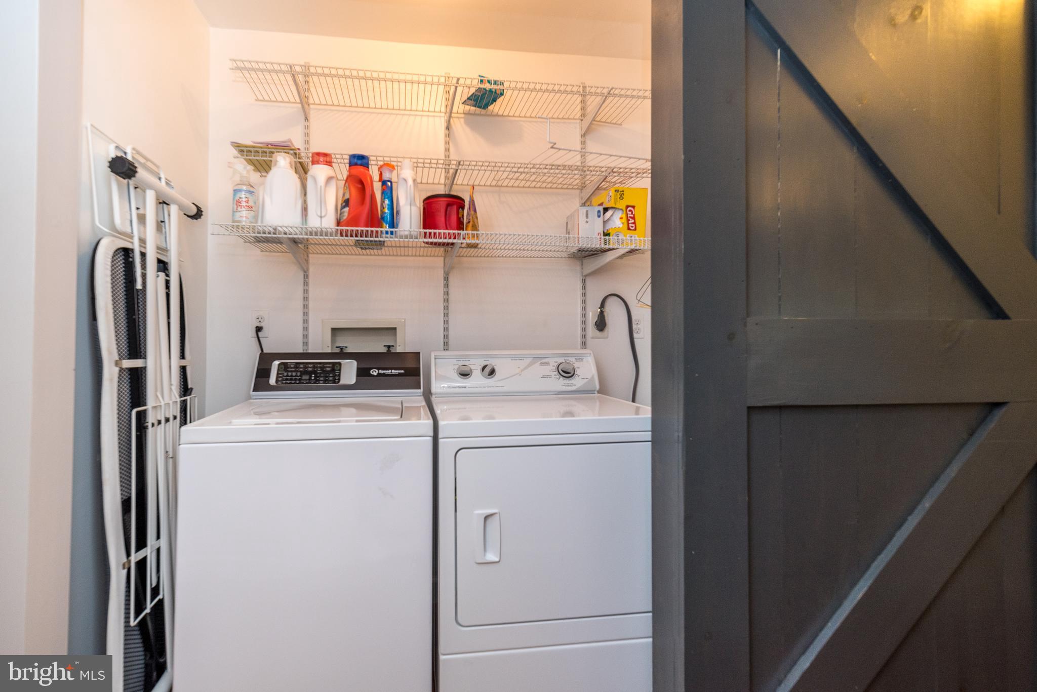 516 Upper Stump Road Chalfont, PA 18914 - Photo 23 of 37 Convenient laundry with barn doors
