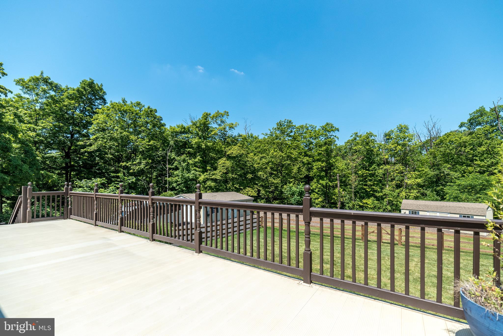 516 Upper Stump Road Chalfont, PA 18914 - Photo 35 of 37 Deck with stairs to patio
