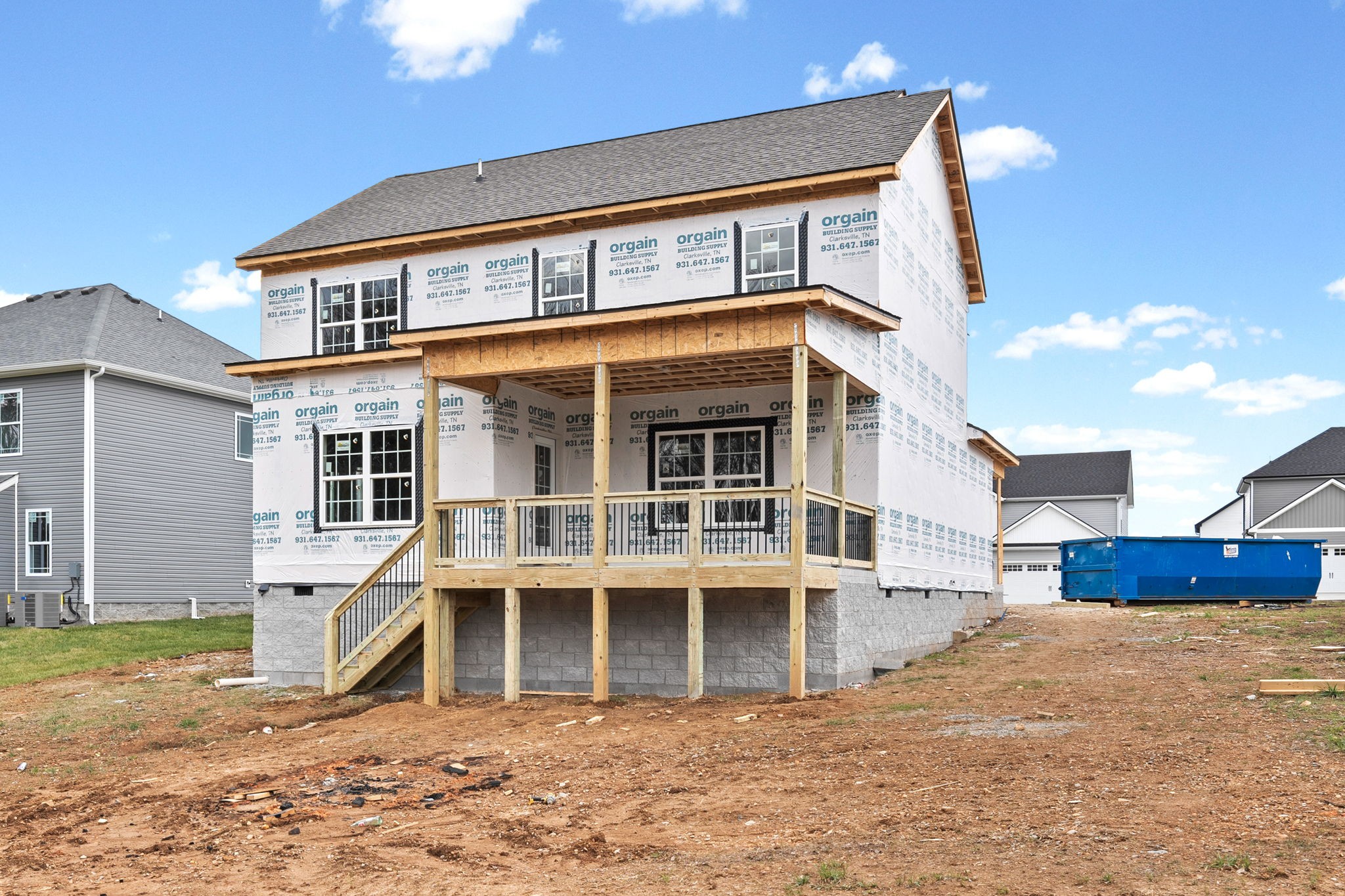 1105 Black Rock Road Clarksville, TN 37040 - Photo 23 of 45 a front view of a house with a yard