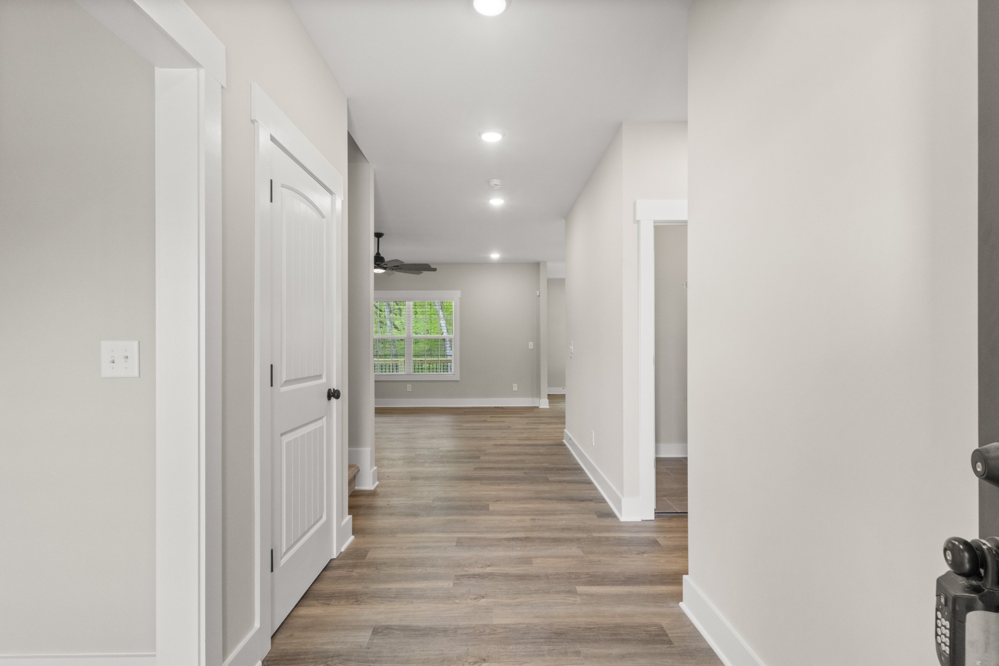 1105 Black Rock Road Clarksville, TN 37040 - Photo 26 of 45 a view of a hallway with wooden floor