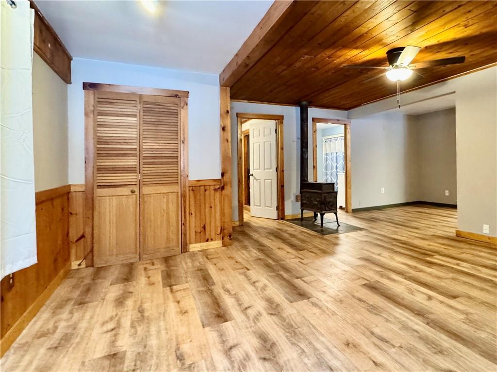 237 Mason Street Kennerdell, PA 16374 - Photo 5 of 25 a view of a livingroom with wooden floor and a bathroom