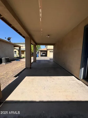 a view of an empty room