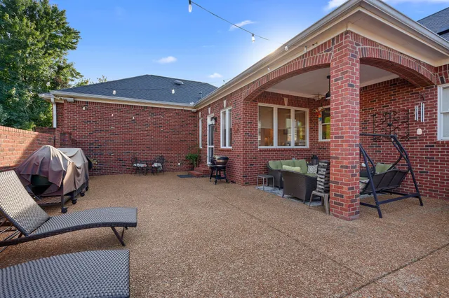 a view of outdoor seating