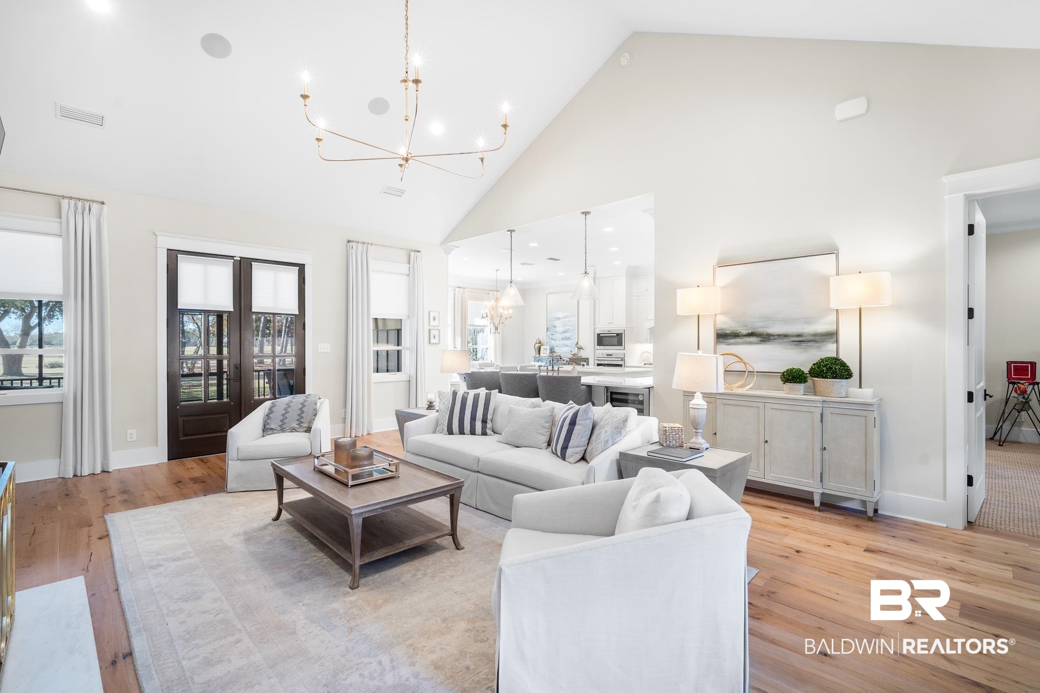 18000 Quail Run Road, Unit 14A Fairhope, AL 36532 - Photo 6 of 35 Living Room w/hardwood