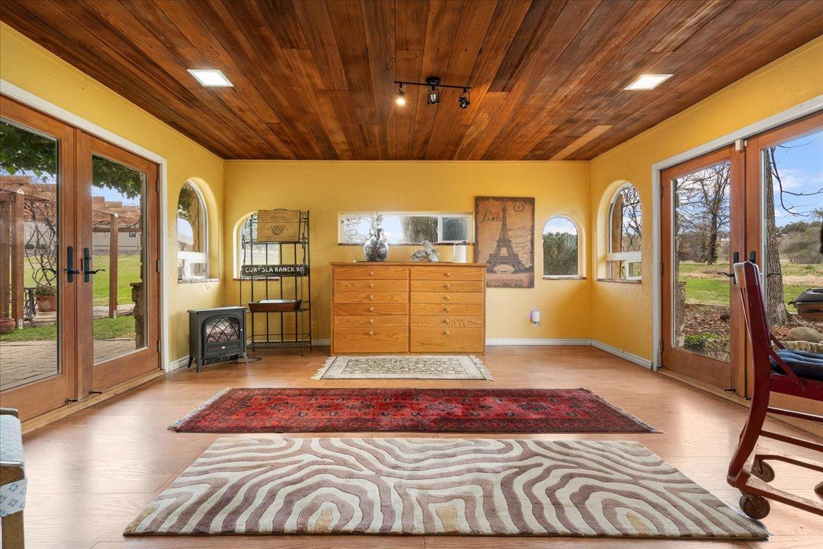 6525 Curtola Ranch Road Auburn, CA 95602 - Photo 29 of 49 Art Studio with abundant natural light and views from every window.