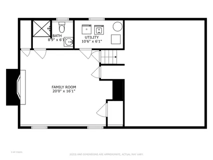 a picture of a bench in a white building