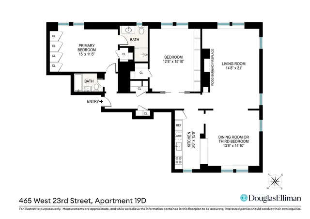 $3,495,000 | 465 West 23rd Street, Unit 19D | Chelsea