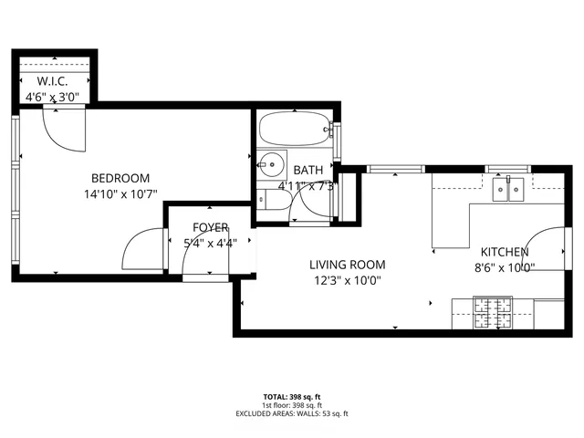 $1,095 | 5501 West School Street, Unit 1C, Chicago, IL 60641