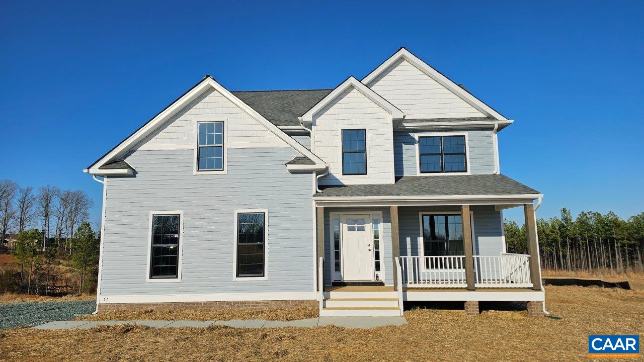 71 Riva Way Palmyra, VA 22963 - Photo 1 of 26 a front view of a house with a yard