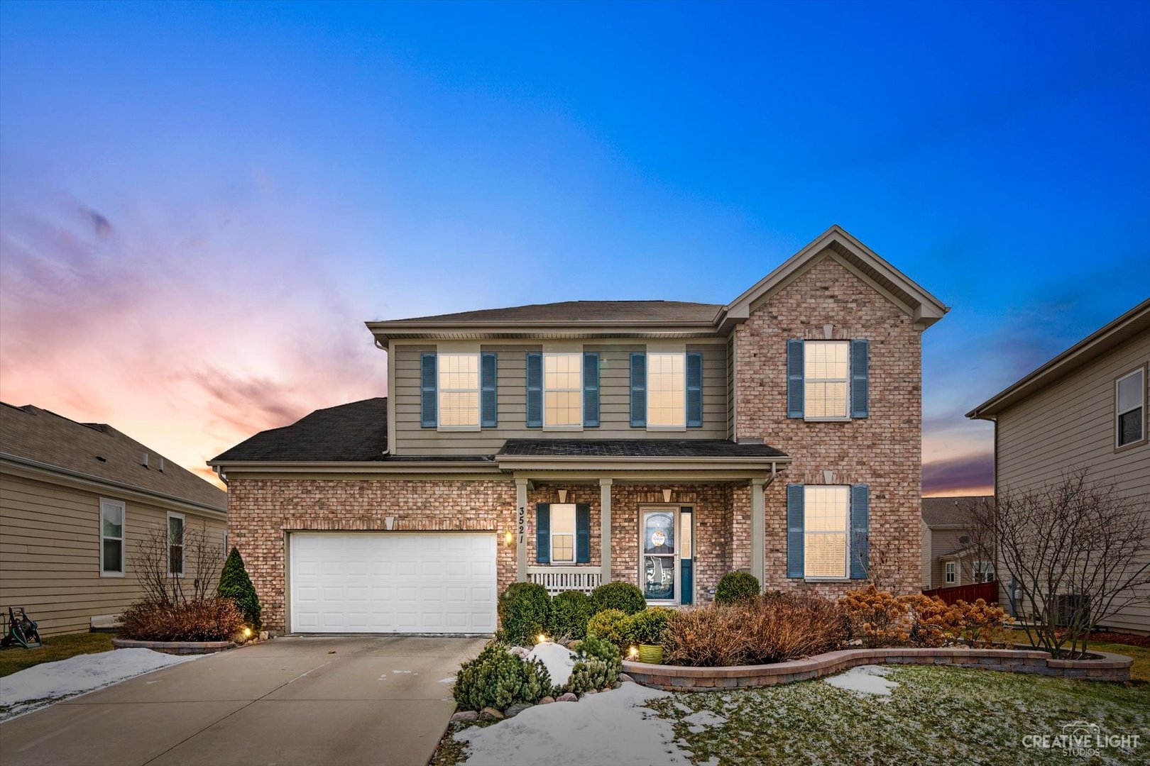 3521 English Prairie Road Elgin, IL 60124 - Photo 1 of 35 a front view of a house with a yard