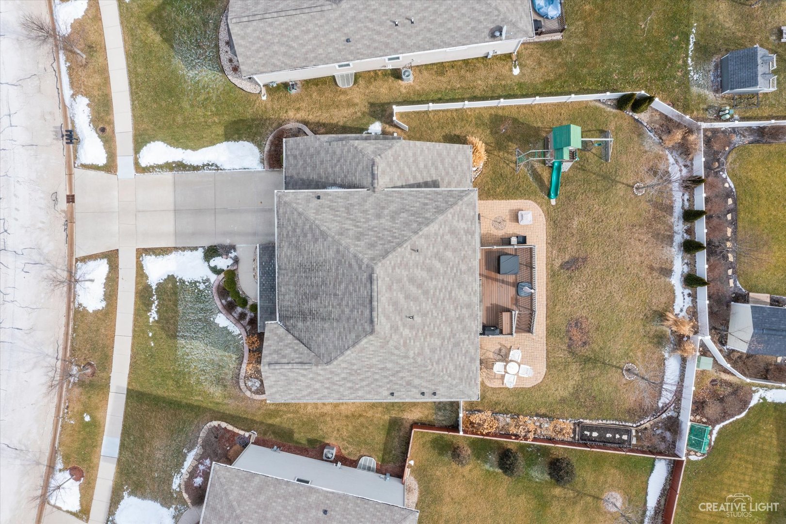 3521 English Prairie Road Elgin, IL 60124 - Photo 32 of 35 aerial view of a house with a swimming pool