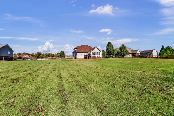 a view of yard with tree s