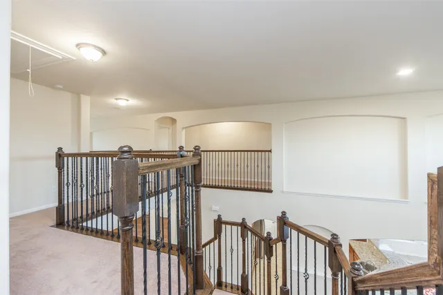 a view of entryway with stairs