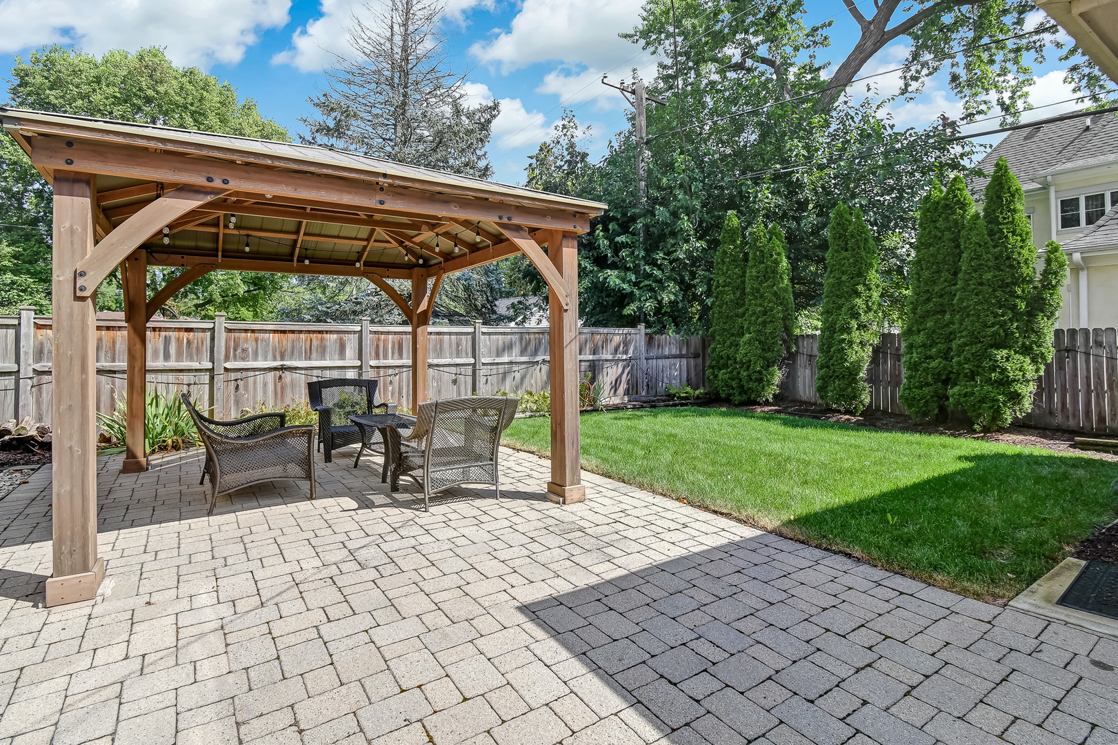 621 North County Line Road Hinsdale, IL 60521 - Photo 37 of 48 a view of yard with patio