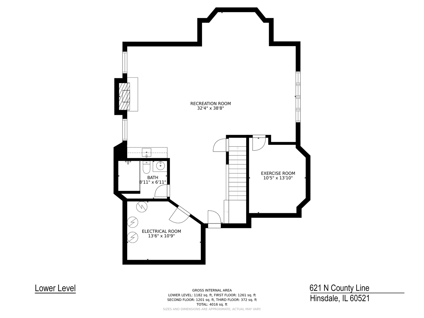 621 North County Line Road Hinsdale, IL 60521 - Photo 48 of 48 a picture of floor plan
