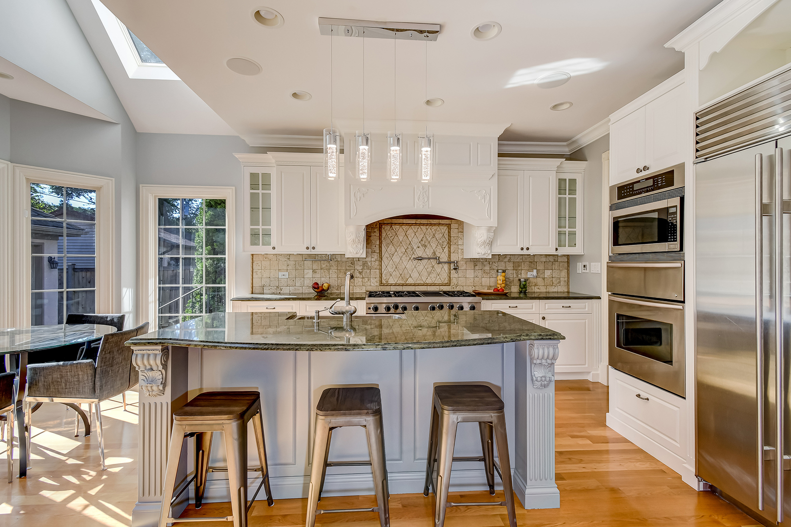 621 North County Line Road Hinsdale, IL 60521 - Photo 9 of 48 a kitchen with cabinets a sink and appliances