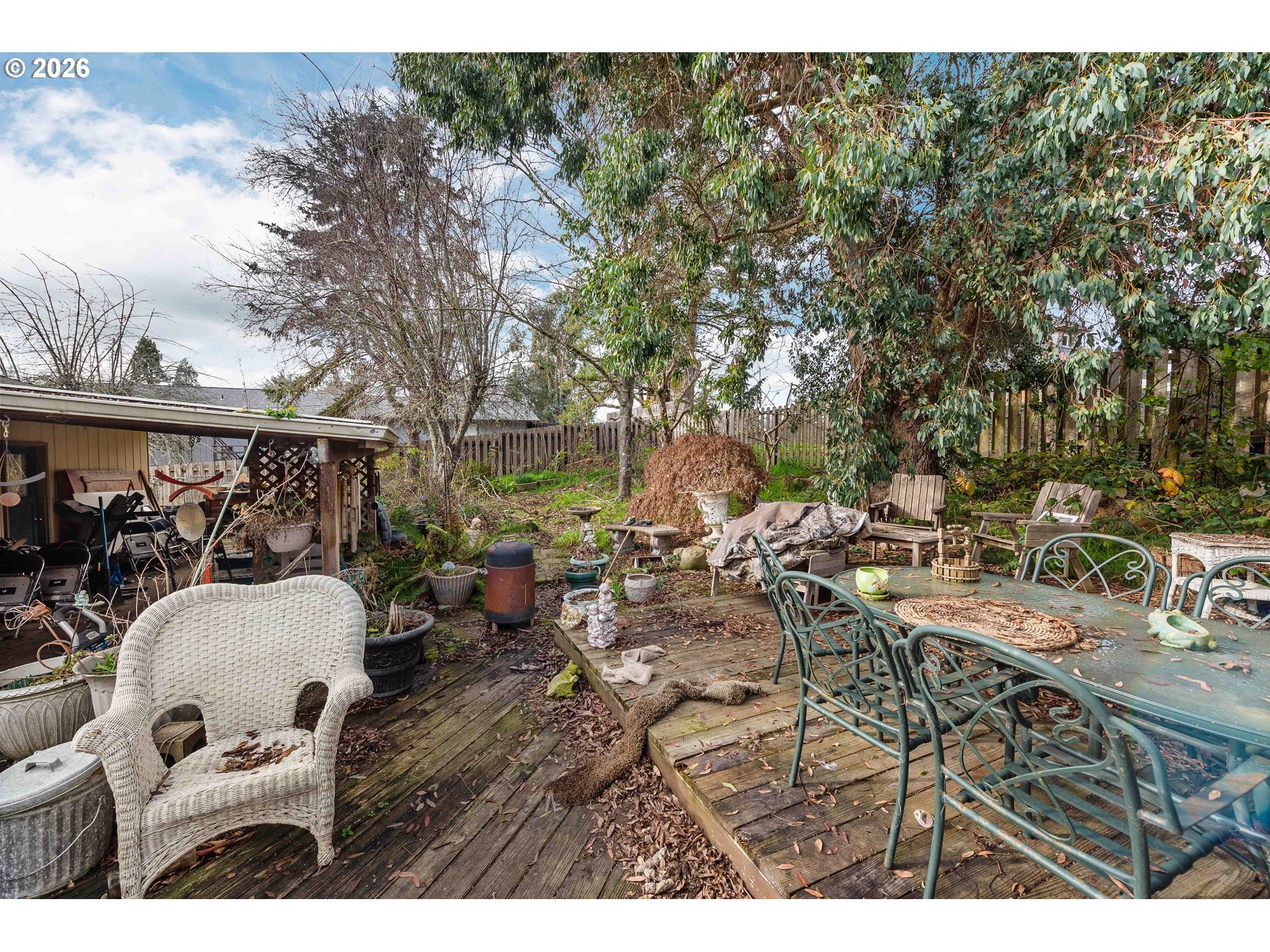 2031 Kincheloe Lane Myrtle Point, OR 97458 - Photo 30 of 33 a view of yard and patio