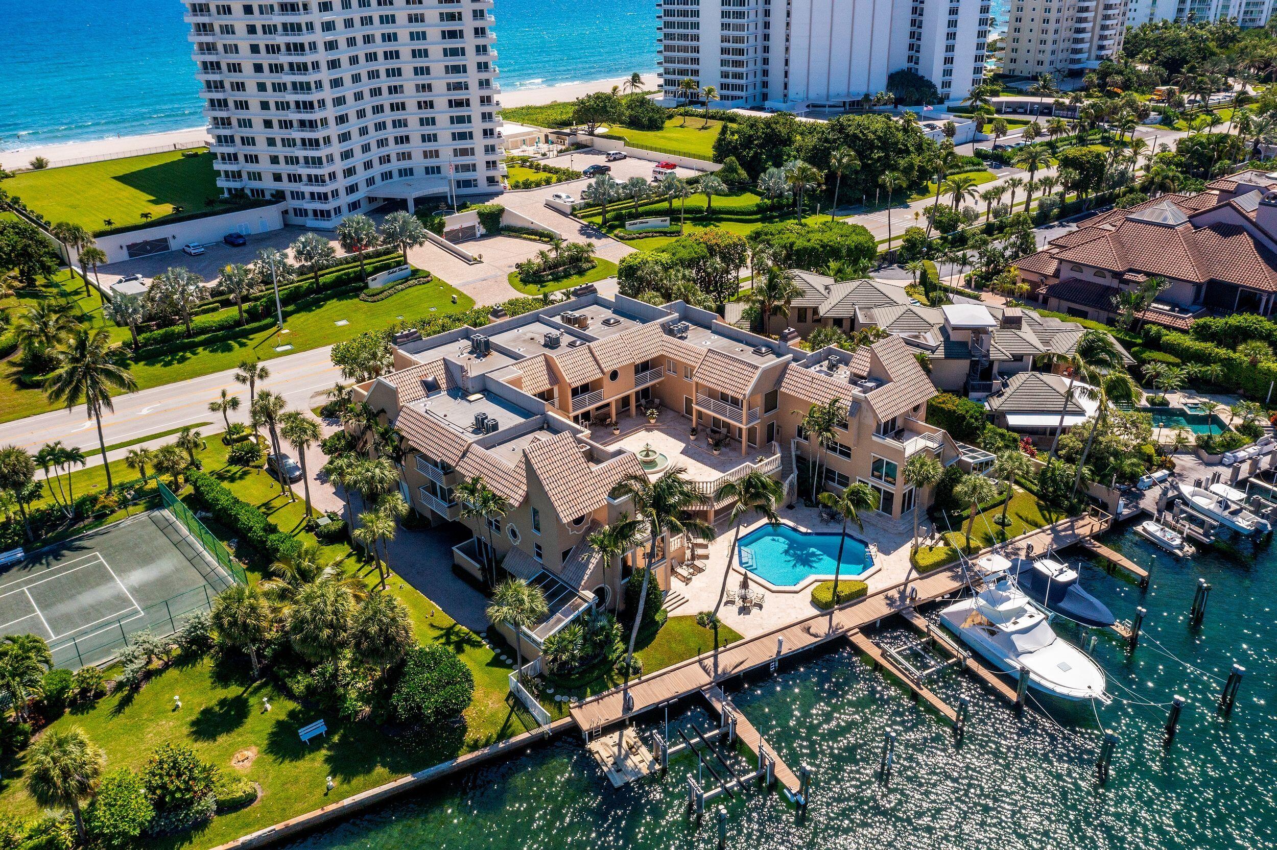 555 South Ocean Boulevard, Unit 4 Boca Raton, FL 33432 - Photo 3 of 39 an aerial view of a city