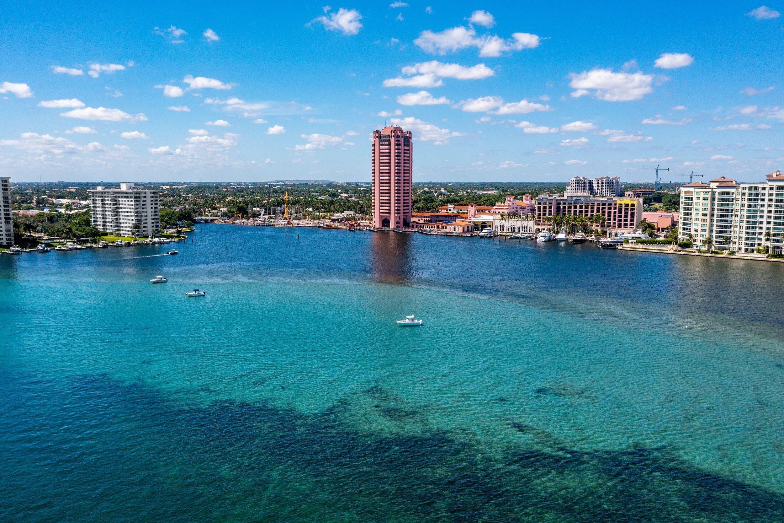 555 South Ocean Boulevard, Unit 4 Boca Raton, FL 33432 - Photo 6 of 39 a view of a city with lawn chairs