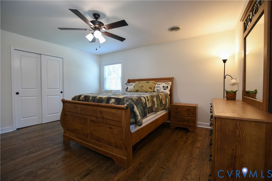 1448 Canterbury Road St. Stephens Church, VA 23148 - Photo 21 of 57 Bedroom featuring wood-finish flooring, a ceiling