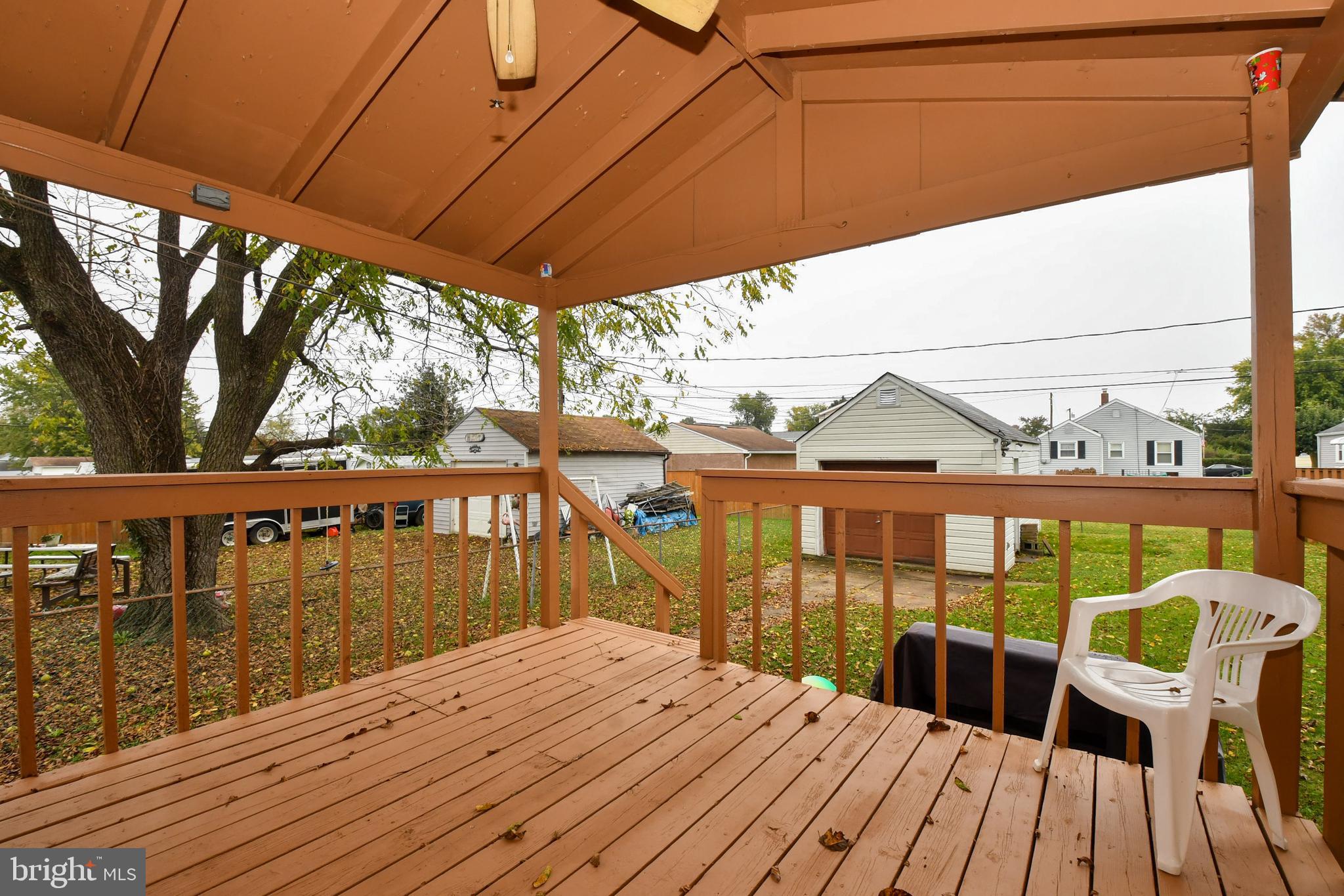 217 German Hill Road Baltimore, MD 21222 - Photo 19 of 25 Covered Rear Deck