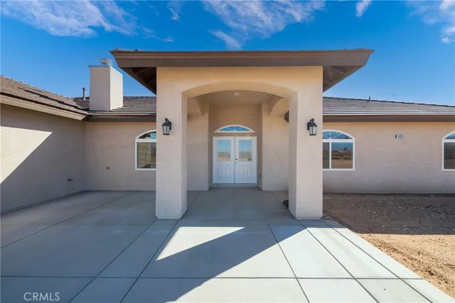 a view of a house with a door