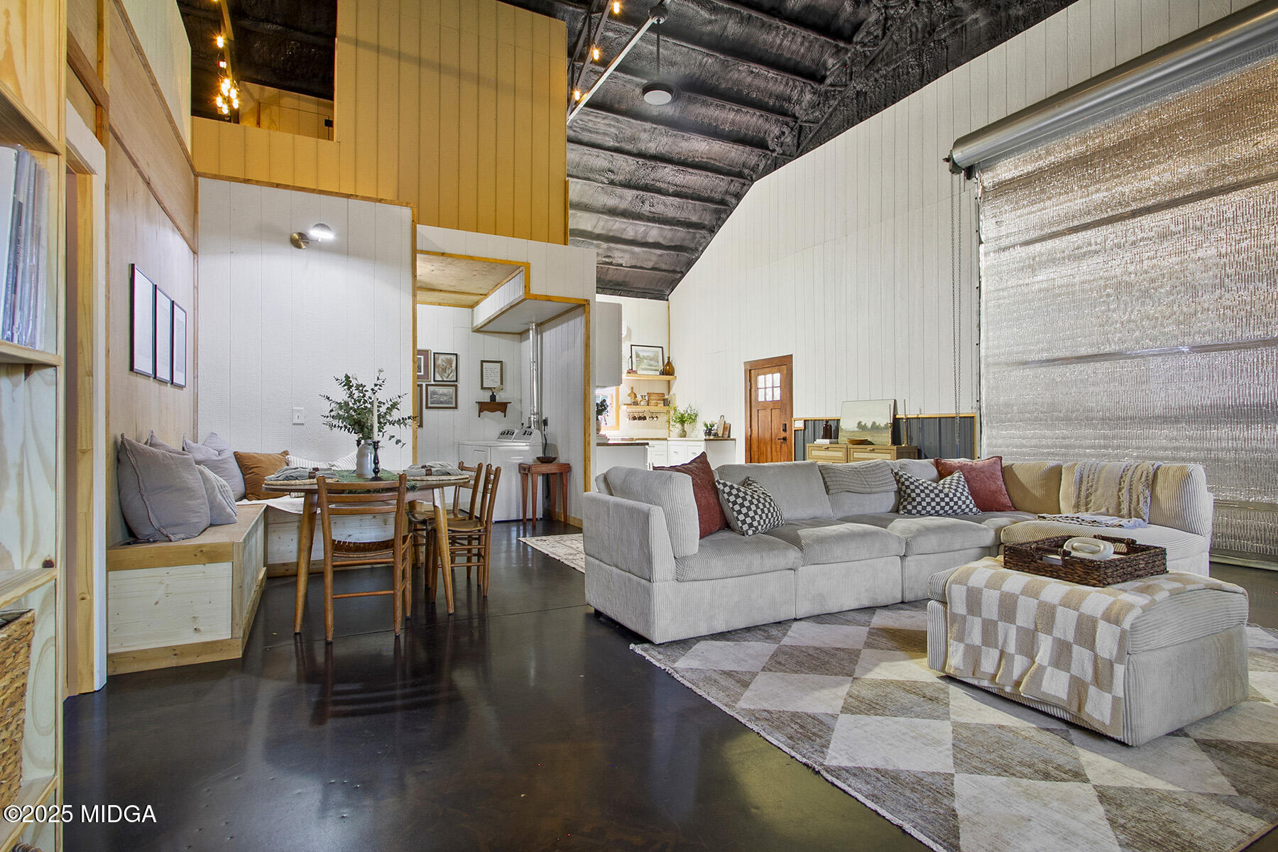 355 Dumas Road Forsyth, GA 31029 - Photo 14 of 53 a living room with fireplace furniture and a wooden floor