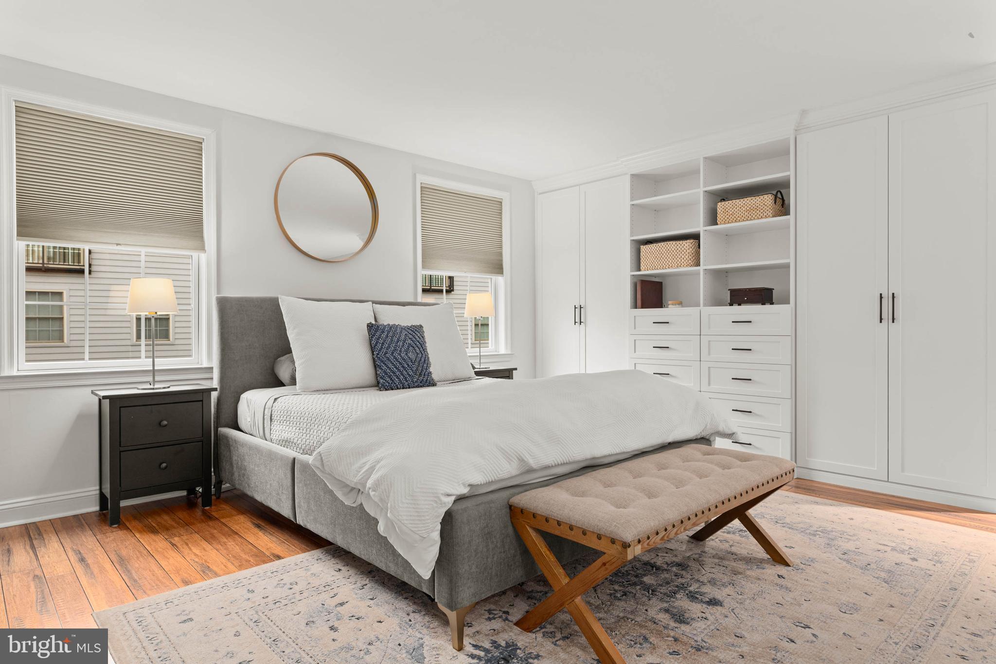 2330 Fairmount Avenue, Unit A Philadelphia, PA 19130 - Photo 22 of 34 a bedroom with a bed a dresser and next to a window