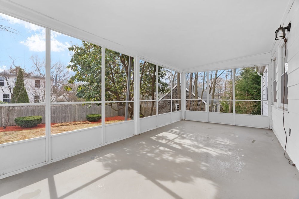 12 Pershing Road Newton, MA 02465 - Photo 23 of 29 a view of a garden from a windows room