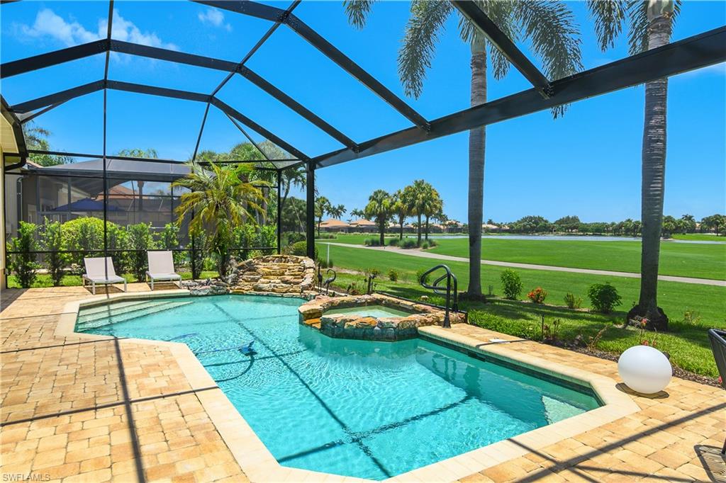 24361 Copperleaf Boulevard Estero, FL 34135 - Photo 25 of 49 a view of a backyard with sitting area