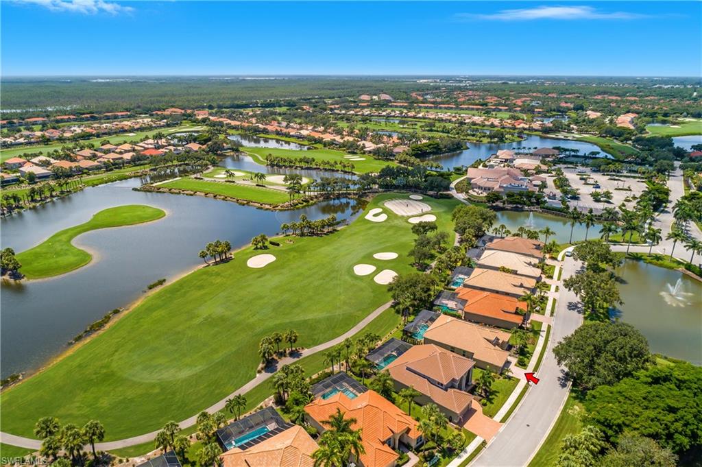 24361 Copperleaf Boulevard Estero, FL 34135 - Photo 28 of 49 an aerial view of residential houses with outdoor space