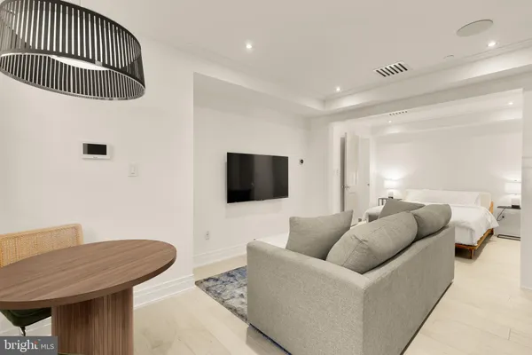 a front view of a building