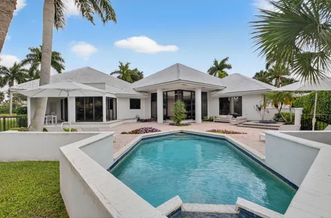 a house with a garden space