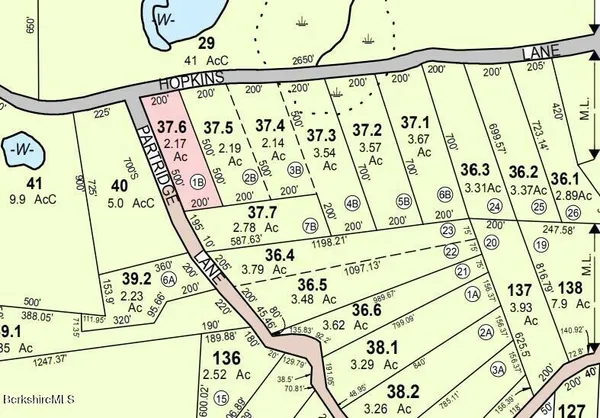 $21,000 | Lot 1 Hopkins Lane, Becket, MA 01223