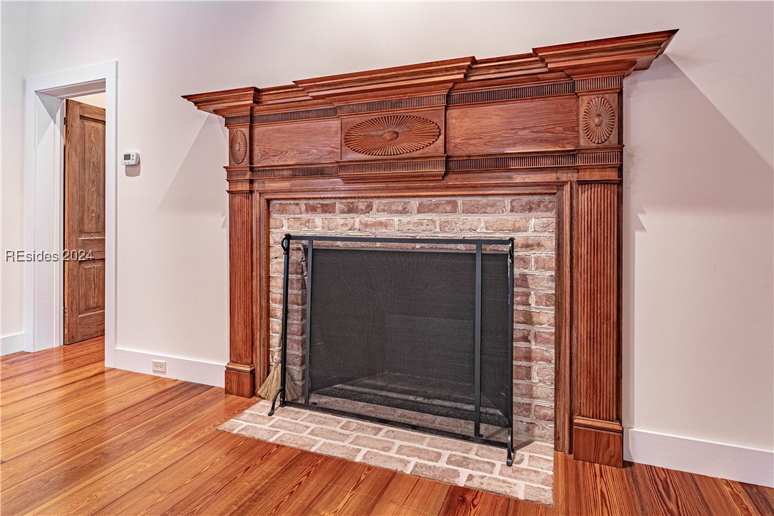 92 Dean Hall Road Seabrook, SC 29940 - Photo 29 of 99 Library fireplace