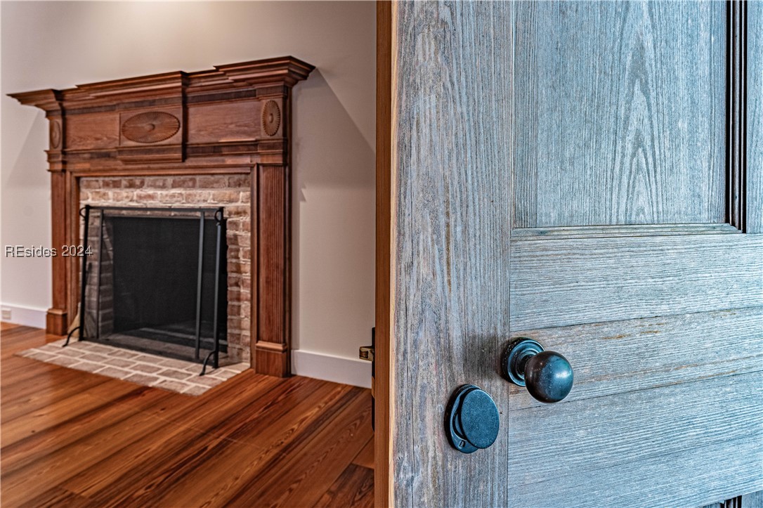 92 Dean Hall Road Seabrook, SC 29940 - Photo 34 of 99 Guest house millwork, solid doors, antique hardware, woodwork, floors and trim by regional craftsmen