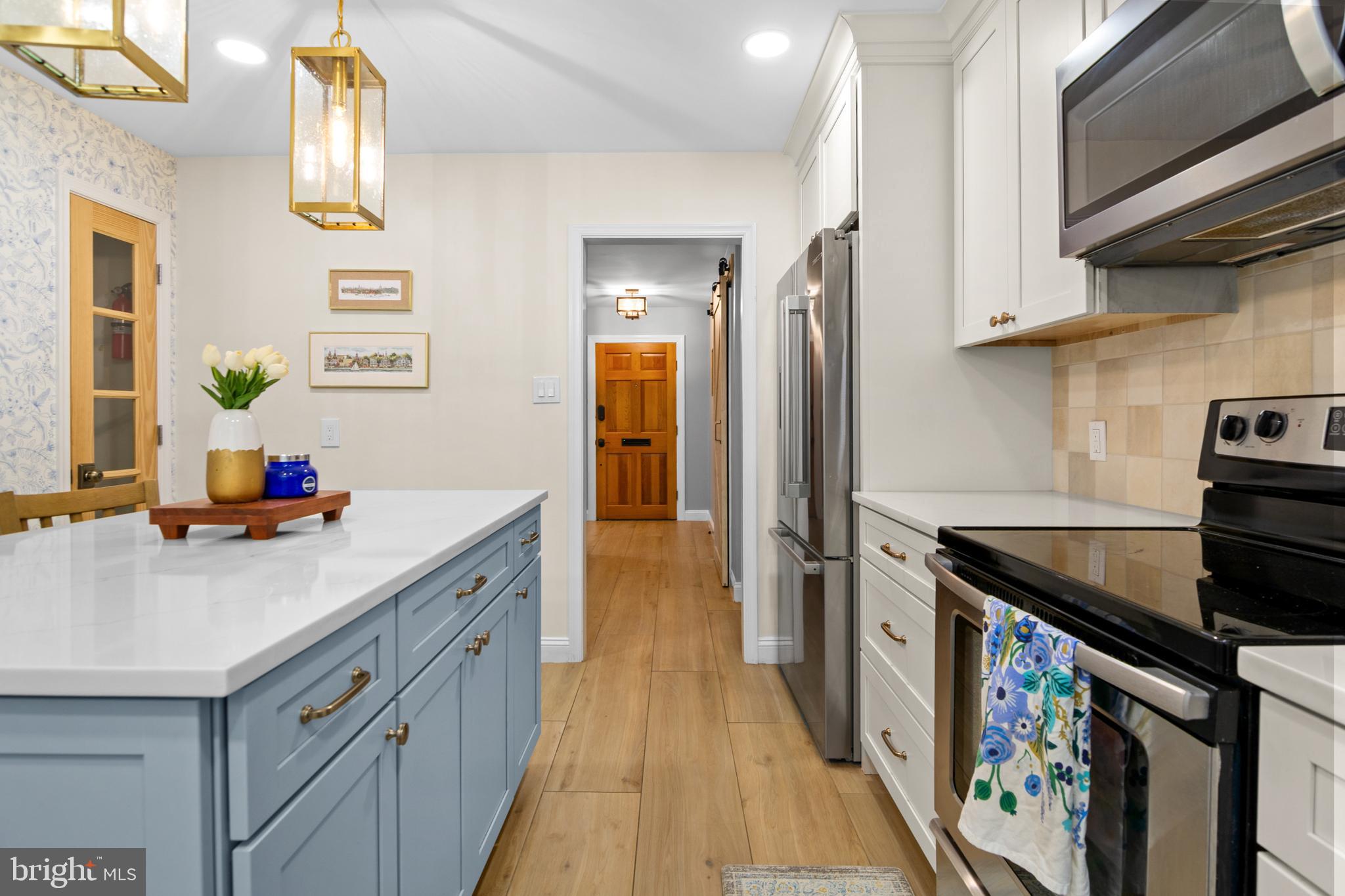 296 Halsey Road Annapolis, MD 21401 - Photo 15 of 56 view from kitchen to entry way