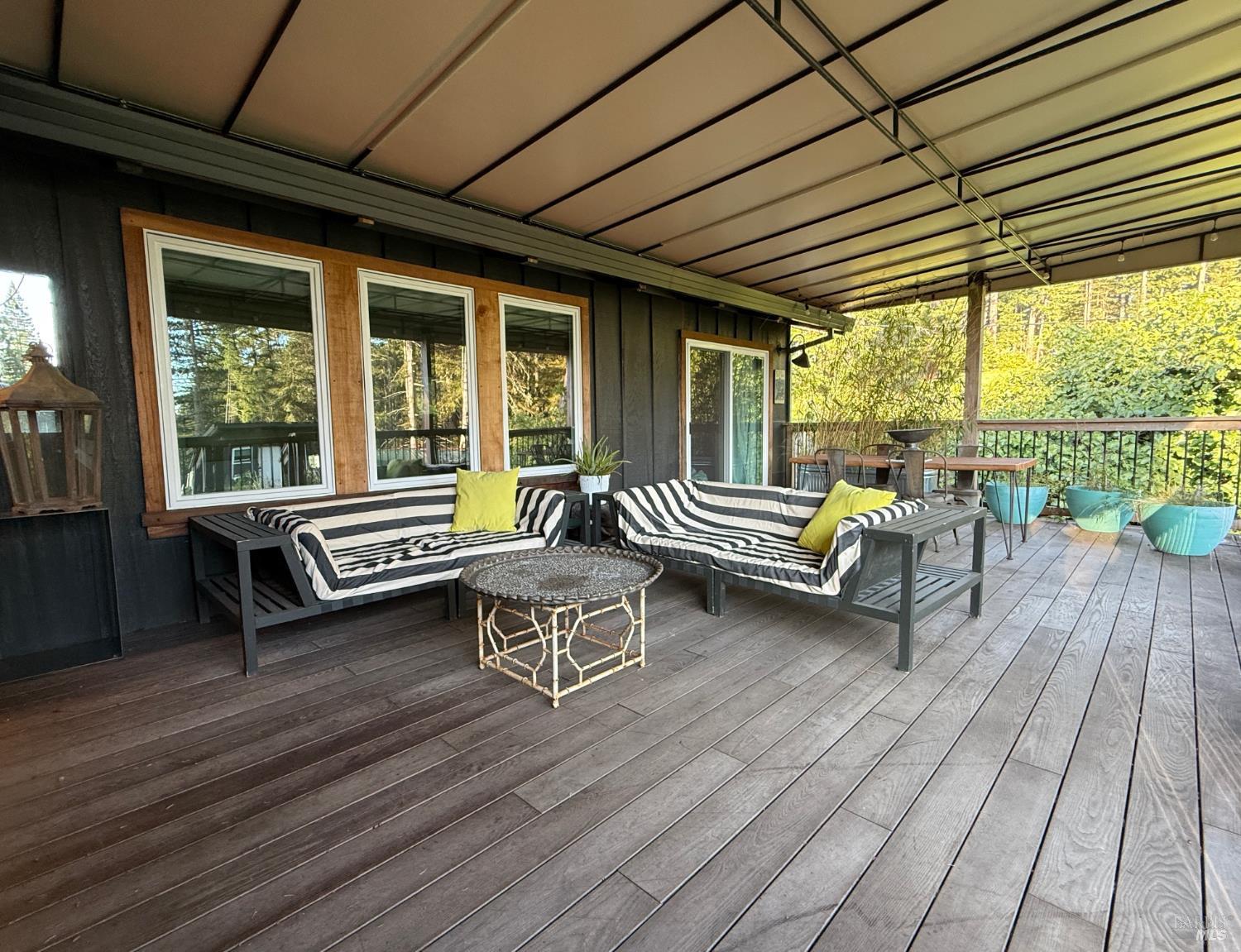 28800 Seaview Road Cazadero, CA 95421 - Photo 10 of 14 a outdoor living space with furniture and garden view