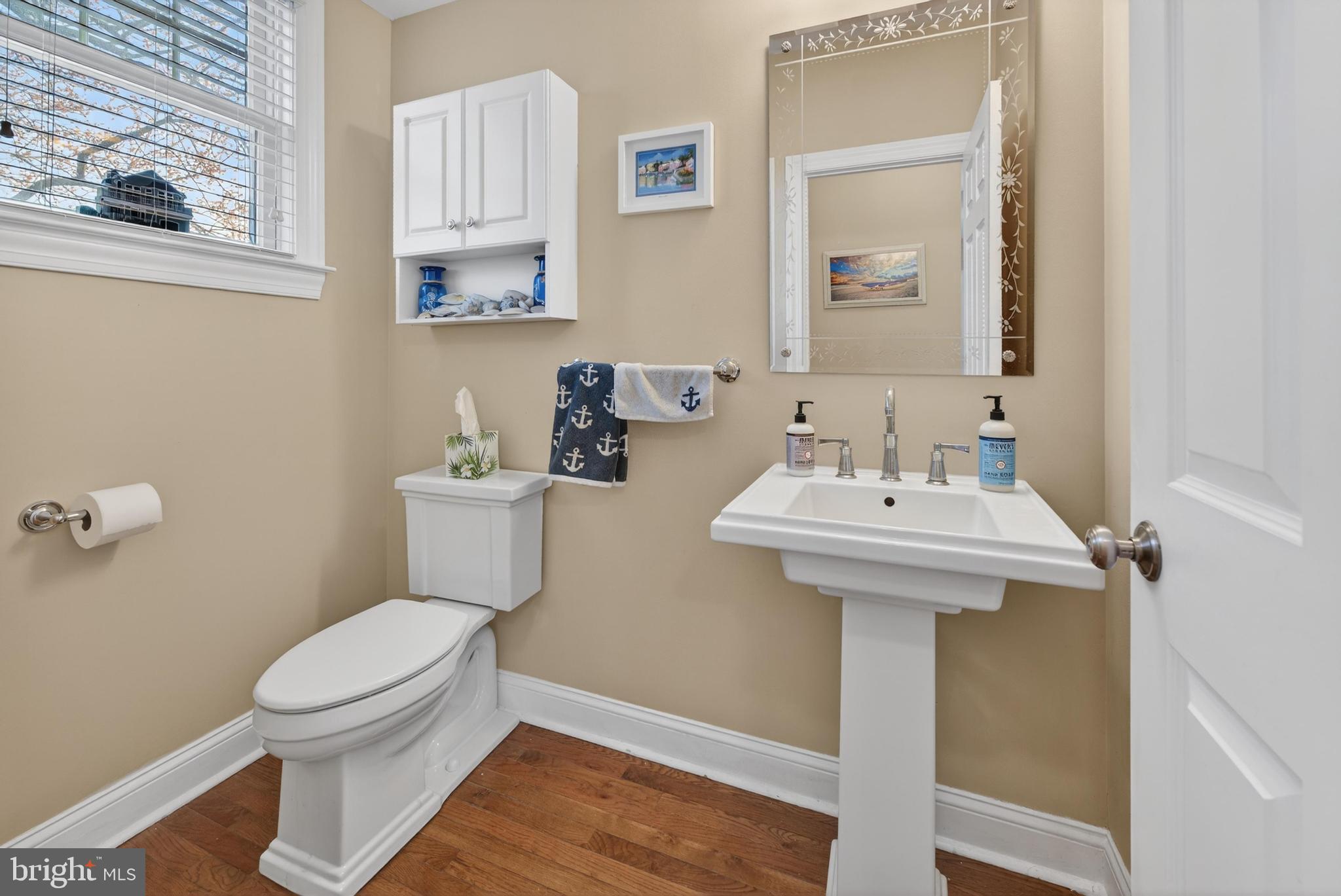 148 Windsor Avenue Haddonfield, NJ 08033 - Photo 16 of 30 Charming bathroom with coastal accents.